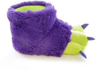 Universal Textiles Childrens/Kids Plush Monster Paw Novelty Slippers