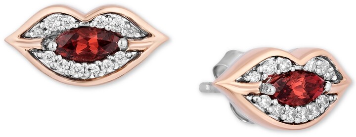 Garnet Silver Earrings | Shop the world's largest collection of 