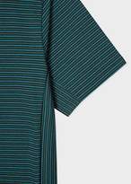 Thumbnail for your product : Men's Green And Blue Stripe Organic-Cotton T-Shirt