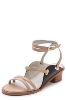 Thumbnail for your product : Plomo Antoinette Strappy Low Heel Sandals