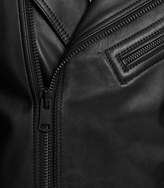 Thumbnail for your product : Reiss Hendrix Leather Biker Jacket