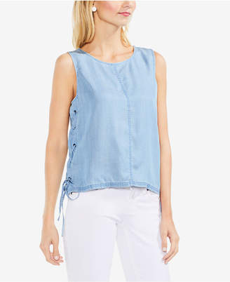 Vince Camuto Lace-Up Tank Top