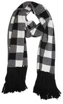 Thumbnail for your product : Wyatt black and white oversized buffalo plaid scarf