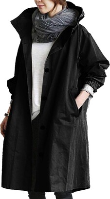 hooded duster jacket