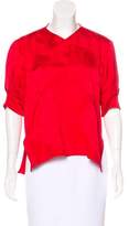 Thumbnail for your product : Etoile Isabel Marant Satin Short Sleeve Top