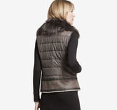 Thumbnail for your product : Johnston & Murphy Mixed-Media Faux-Shearling Vest