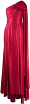 Thumbnail for your product : Jenny Packham Imogen one-shoulder draped gown