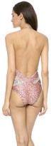 Thumbnail for your product : Zimmermann Roamer Halter One Piece Swimsuit