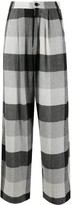 Thumbnail for your product : Natasha Zinko Checked Wide-Leg Trousers