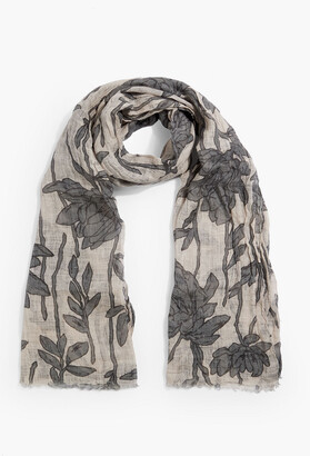 Maison Margiela Printed silk-twill scarf - ShopStyle Scarves