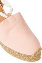 Thumbnail for your product : Castaner Cotton-canvas Wedge Espadrilles