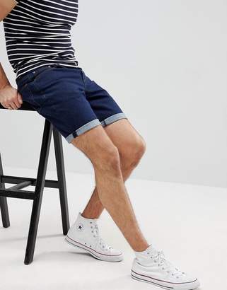 ASOS Design Denim Shorts In Slim Indigo