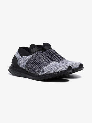 adidas black Ultra Boost laceless sneakers