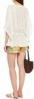 Thumbnail for your product : Zimmermann Lace-trimmed Silk-satin Jacquard Blouse
