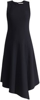Thumbnail for your product : Veronica Beard Angelica Handkerchief-Hem Midi Dress