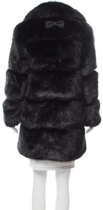 Kate Spade Short Faux Fur Coat