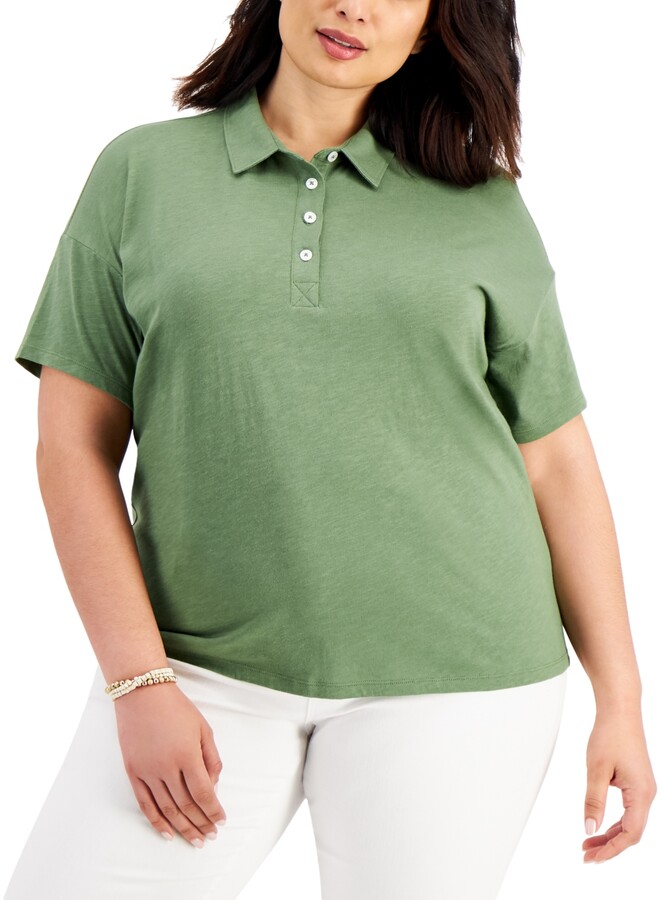 macys womens polo