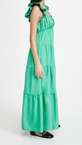 Thumbnail for your product : ENGLISH FACTORY Ruffle Sleeve Maxi Dress