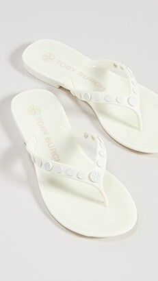 Tory Burch Studded Jelly thong Sandals - ShopStyle