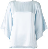 Helmut Lang cropped sleeves blouse 