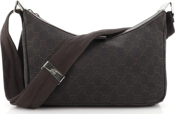 Gucci Saddle Zip Messenger Bag GG Canvas Small - ShopStyle