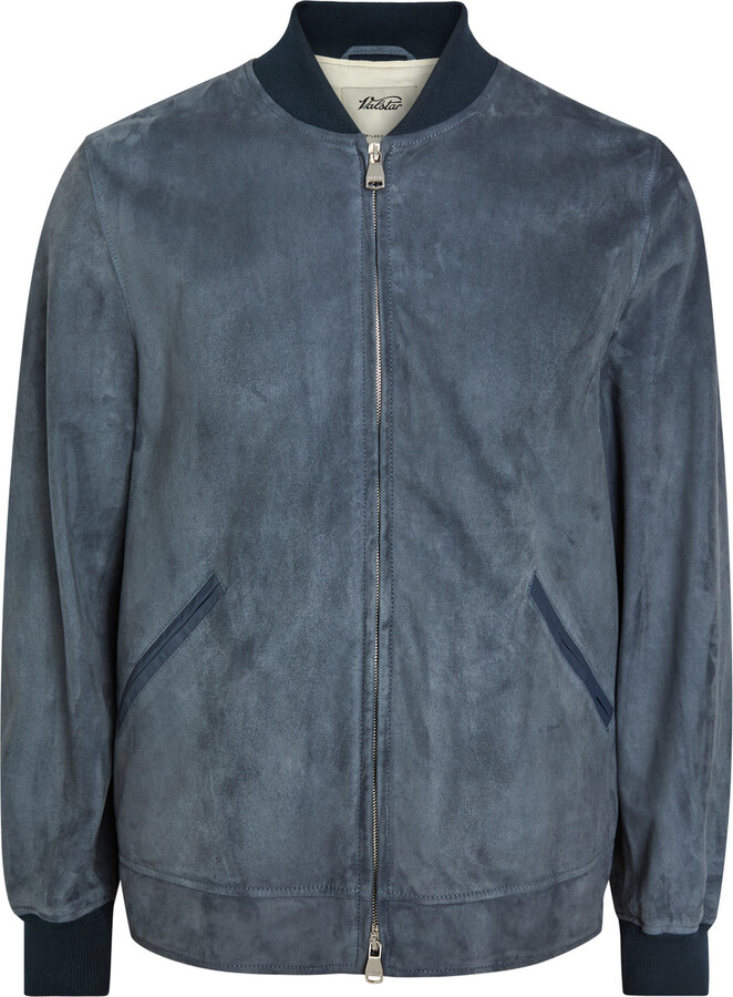 Valstar Evans Suede Bomber Jacket