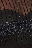 Thumbnail for your product : Little Mistress Georgie Black Hand Embellished Maxi Dress