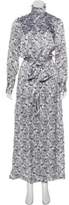 Thumbnail for your product : Thomas Wylde Silk Maxi Dress White Silk Maxi Dress