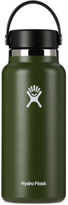 Hydro Flask Green Wide Mouth Bottle, 32 oz