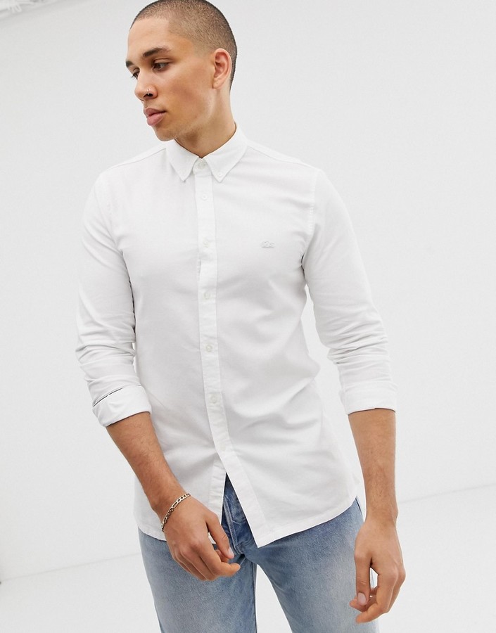 lacoste slim fit shirt