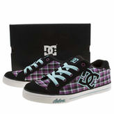Thumbnail for your product : DC black & purple chelsea girls youth