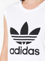 Thumbnail for your product : adidas Boyfriend Rolled Sleeve Trefoil T-Shirt in White