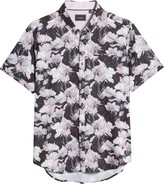 Thumbnail for your product : 7 Diamonds Sunset Floral Slim Fit Short Sleeve Performance Button-Down Shirt