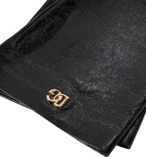 Thumbnail for your product : Dolce & Gabbana Long faux leather gloves