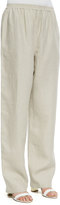 Thumbnail for your product : eskandar Regular Trousers, Natural