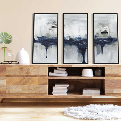 Picture Perfect International Indyscape I by Stella Chang - 3 Piece Floater Frame Print on Canvas