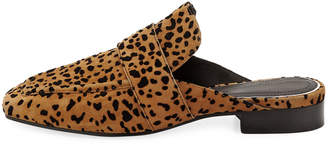 Rag & Bone Aslen Cheetah-Print Suede Loafer Mules