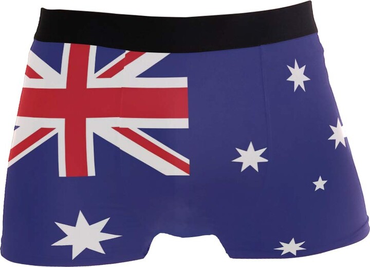 ZZKKO Australia Flag Mens Boxer Briefs Underwear Breathable