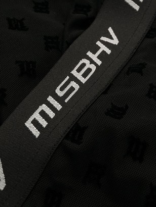 Misbhv Monogram mesh tights