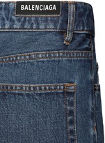Thumbnail for your product : Balenciaga Cotton Denim Mini Skirt