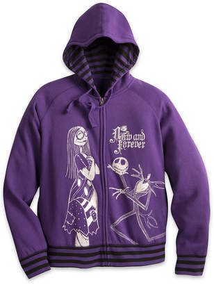 Disney Jack Skellington and Sally Hooded Sweatshirt for Women