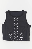 Thumbnail for your product : Adam Selman Sport Lace-Up Cropped Top