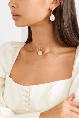 Pernille Lauridsen - Taura Gold-plated Pearl Choker