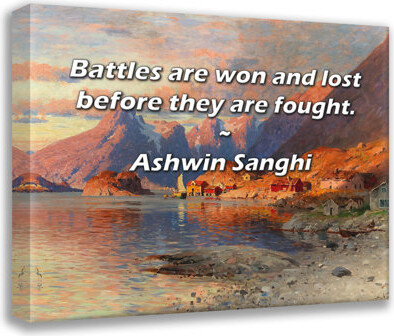 17 Stories Gallery Wrapped Canvas By Sydney Landon: "I lay my heart at your feet because you own m