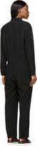 Thumbnail for your product : Rag and Bone 3856 Rag & Bone Black Crepe Relaxed Rose Jumpsuit