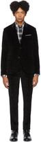 Thumbnail for your product : Neil Barrett Black Corduroy Suit