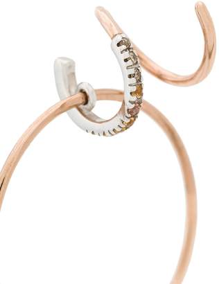 Maria Black 14kt rose gold Darcy Twirl earring