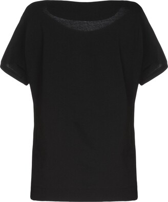 Just Cavalli XL Women Black T-shirt Cotton