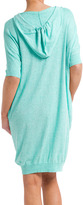 Thumbnail for your product : Minnie Rose Cotton Beach Dress with Hood in Pool