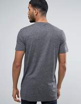 Thumbnail for your product : New Look Longline T-Shirt In Dark Grey Marl